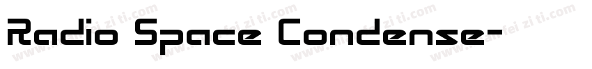 Radio Space Condense字体转换